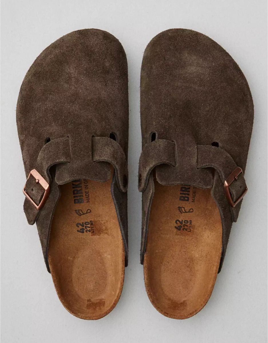 Chaussures Casual American Eagle Boston Soft Footbed Clog Marron Homme | ELW-49602715